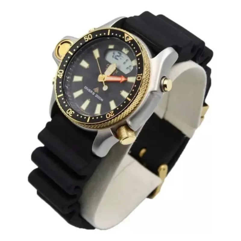 Relógio de Mergulho Profissional Aqualand JP2004 À Prova D'água 100% Funcional Display Enviado na Caixa Completo