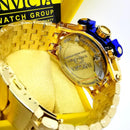 Relógio Masculino Invicta Venom Hybrid Skeleton Relógio Robusto Grande em Aço Inoxidável Banhado a Ouro 18K Luxo À Prova D'água