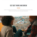 WACACO Pipamoka, cafeteira portátil combinada a vácuo multifuncional, caneca de viagem isolada, cafeteira movida a mão e pressão