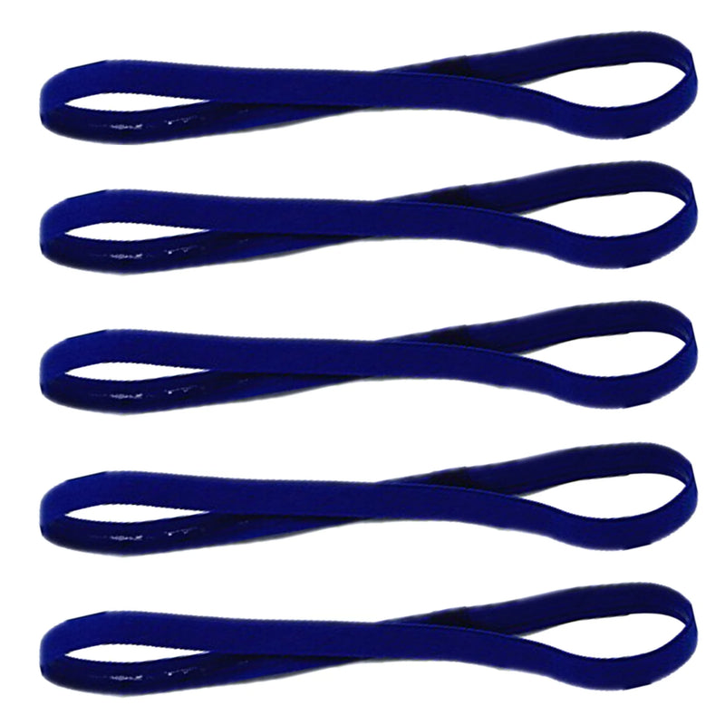 5 pçs cor doce feminino masculino yoga faixas de cabelo esportes bandana antiderrapante correndo elástico de borracha sweatband futebol acessórios para o cabelo