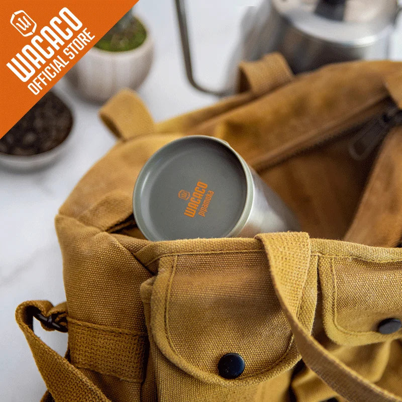 WACACO Pipamoka, cafeteira portátil combinada a vácuo multifuncional, caneca de viagem isolada, cafeteira movida a mão e pressão