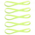 5 pçs cor doce feminino masculino yoga faixas de cabelo esportes bandana antiderrapante correndo elástico de borracha sweatband futebol acessórios para o cabelo