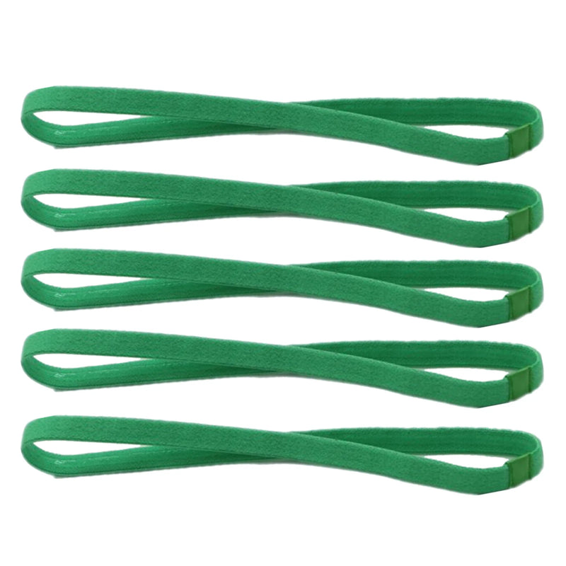 5 pçs cor doce feminino masculino yoga faixas de cabelo esportes bandana antiderrapante correndo elástico de borracha sweatband futebol acessórios para o cabelo