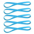 5 pçs cor doce feminino masculino yoga faixas de cabelo esportes bandana antiderrapante correndo elástico de borracha sweatband futebol acessórios para o cabelo