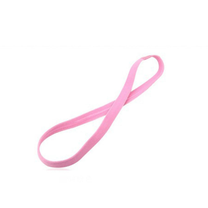 5 pçs cor doce feminino masculino yoga faixas de cabelo esportes bandana antiderrapante correndo elástico de borracha sweatband futebol acessórios para o cabelo
