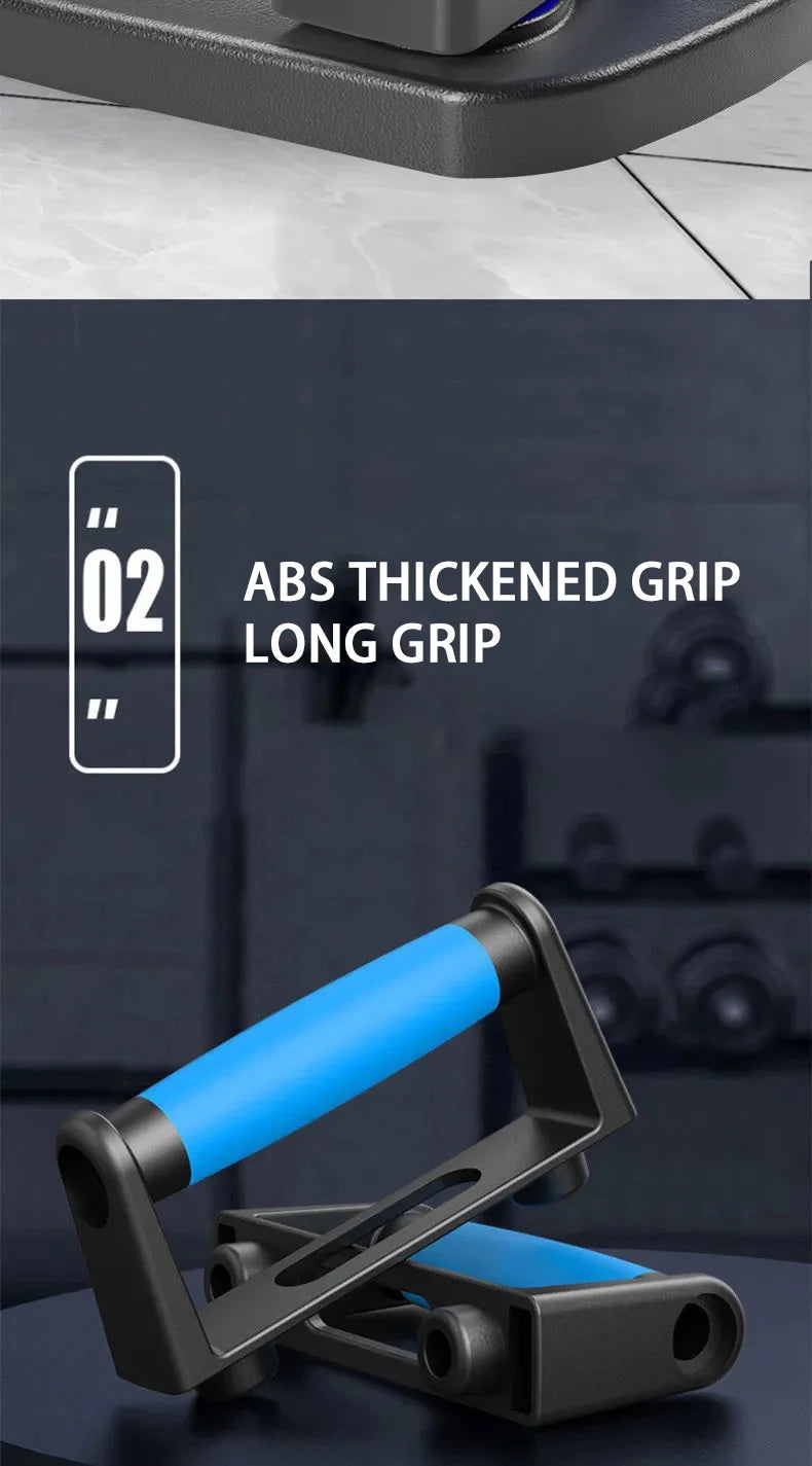 Conjunto de placa push-up portátil multifuncional barra push-up dobrável equipamentos de fitness para peito abdômen braços/treinamento traseiro