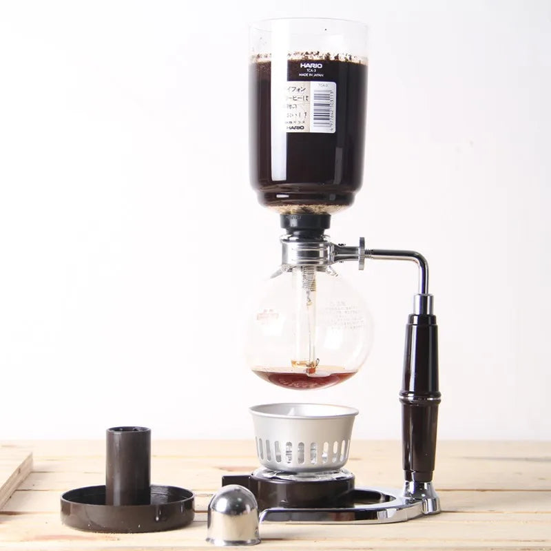 Venda quente 5 xícaras sifão technica cafeteira/vácuo cafeteira/Sifão cafeteira/cafeteira com alta qualidade e ótimo preço