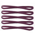 5 pçs cor doce feminino masculino yoga faixas de cabelo esportes bandana antiderrapante correndo elástico de borracha sweatband futebol acessórios para o cabelo
