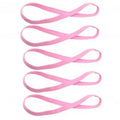 5 pçs cor doce feminino masculino yoga faixas de cabelo esportes bandana antiderrapante correndo elástico de borracha sweatband futebol acessórios para o cabelo