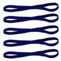 5 pçs cor doce feminino masculino yoga faixas de cabelo esportes bandana antiderrapante correndo elástico de borracha sweatband futebol acessórios para o cabelo
