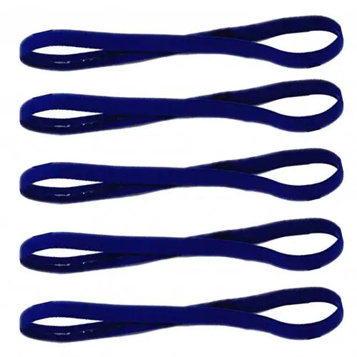 5 pçs cor doce feminino masculino yoga faixas de cabelo esportes bandana antiderrapante correndo elástico de borracha sweatband futebol acessórios para o cabelo