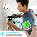 Novo detector de parede 5 em 1, detector portátil de coluna de parafuso, detector de cabo ac ao vivo, cabo, tubo de água em pvc, detector de metais