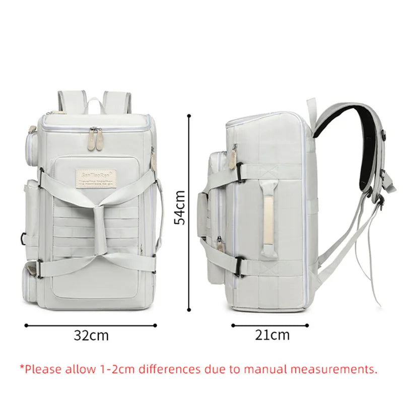Grande capacidade saco de ginásio mochila de viagem separação seca molhada sacos de ombro mochilas esportivas ao ar livre yoga sacos de treinamento de fitness pacote