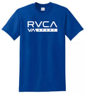 Americano retro nova camisa rvca logotipo camiseta masculina verão nova moda retro masculina e feminina topos