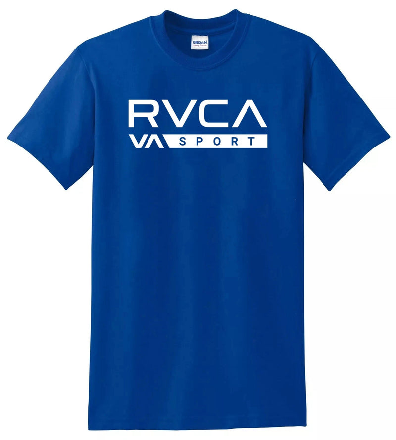 Americano retro nova camisa rvca logotipo camiseta masculina verão nova moda retro masculina e feminina topos