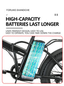 Electric Bicycle 20inch 36v48v Electric Mountain Bike Electric Fat Tire Bike Electric Folding Bike Dirt Bike Electric