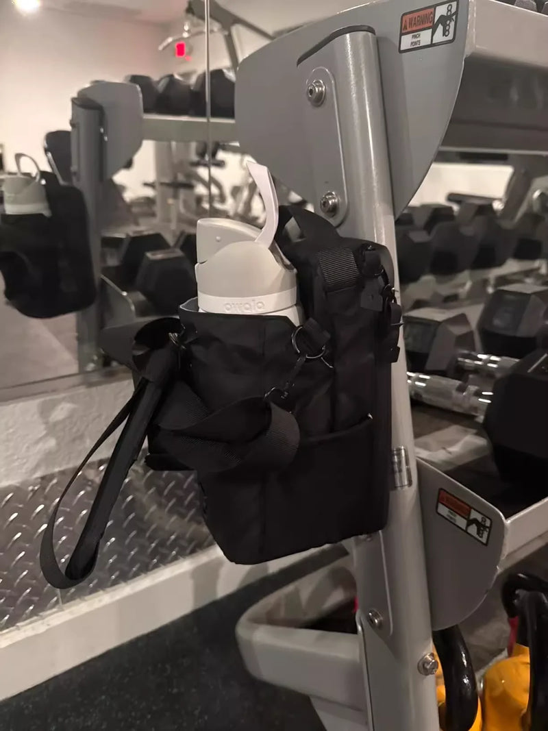 bag de academia magnético grande capacidade bag de transporte magnético com bolso do telefone portátil ginásio garrafa de água bolsa acessórios de ginásio organizador