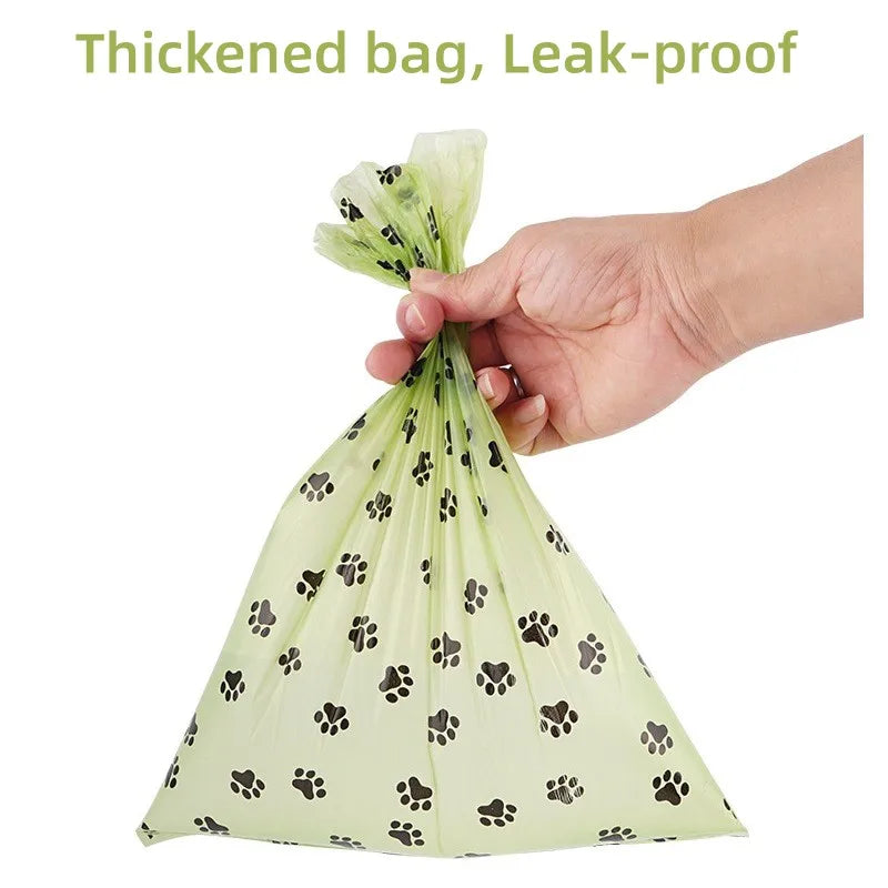 Saco de cocô de cachorro biodegradável saco de lixo para animais de estimação sacos de cocô de cachorro dispensador de saco de cocô de cachorro suprimentos de limpeza de cães produtos para cães presente
