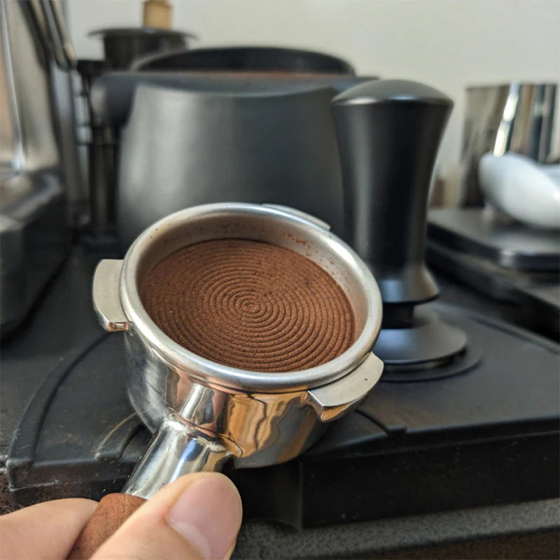 Tamper de café primavera espresso calcadeira 51mm 53mm 58mm calcadores de café e agitador de café calcadores de aço inoxidável acessórios de café