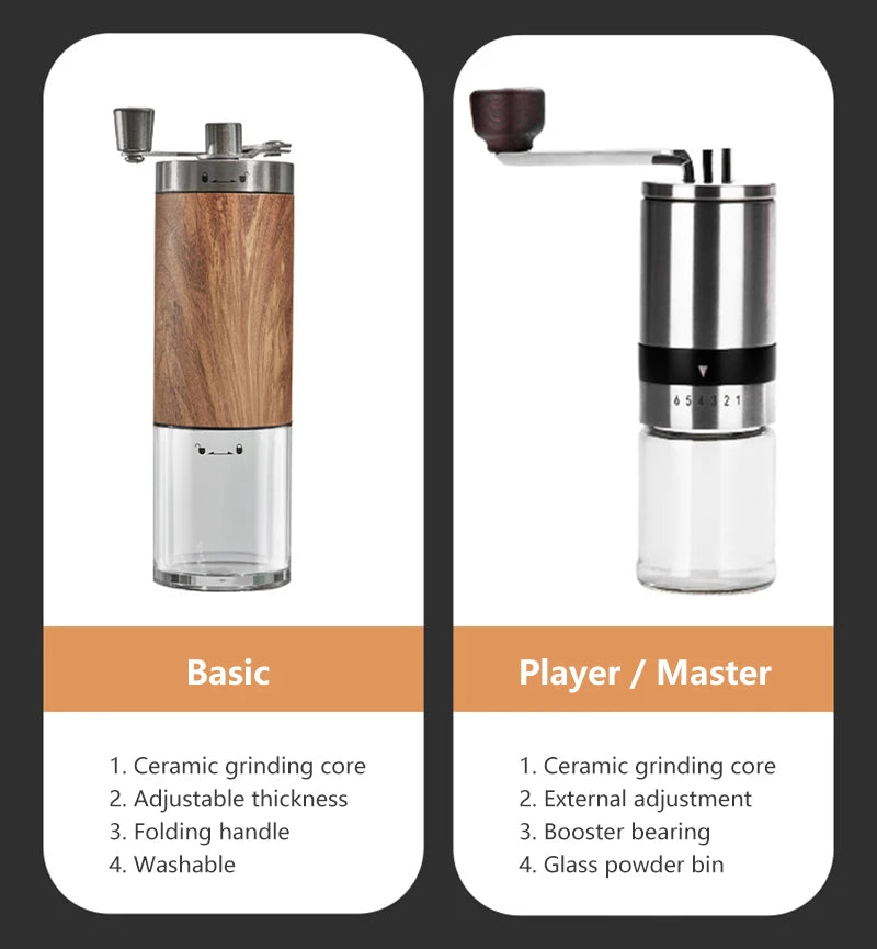 Conjunto De Café Acessórios De Café Moinho De Moinho De Moinho De Vidro Com Gotejador De Filtro Gooseneck Chaleira Especializada BaristaSet