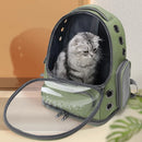 Bolsa transparente para transportar gatos, mochila de viagem ao ar livre para gatos, cães pequenos, respirável, bolsa de transporte para gatos, suprimentos para animais de estimação