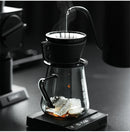 Gotejador de meteorito MHW-3BOMBER, gotejador de alumínio para cafeteira, para 1-2 copos, capa de couro, papel de filtro de bolo