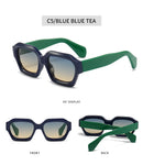 Moda quadrada óculos de sol nova mulher marca luxo pequeno retângulo óculos de sol feminino gradiente uv400 óculos de sol