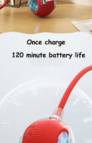 Novo gato bola interativa brinquedo bola de rolamento automático falso cauda recarregável inteligente animal de estimação brinquedo elétrico cão gato treinamento imitar mouse