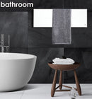 Aquecedor elétrico de toalhas 220V, roupas brancas, secador de toalhas, toalheiro, trilho de temperatura constante