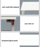 Aquecedor elétrico de toalhas 220V, roupas brancas, secador de toalhas, toalheiro, trilho de temperatura constante