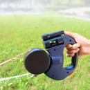 Trela retrátil automática para cães, 3m, com lanterna led, saco de resíduos, roleta, corda de tração dupla de 360 graus, suprimentos para animais de estimação