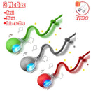 Novo gato bola interativa brinquedo bola de rolamento automático falso cauda recarregável inteligente animal de estimação brinquedo elétrico cão gato treinamento imitar mouse