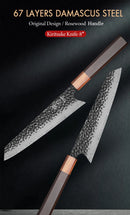 8 "japonês kiritsuke chef faca de aço damasco corte afiado carne vegetal slicer cutelo artesanal facas cozinha profissional
