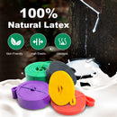 Faixa de resistência fitness, 5 ~ 120lbs, boxe, treinamento de agilidade, equipamento de ginástica, yoga, pilates, acessórios, faixa de borracha, academia em casa