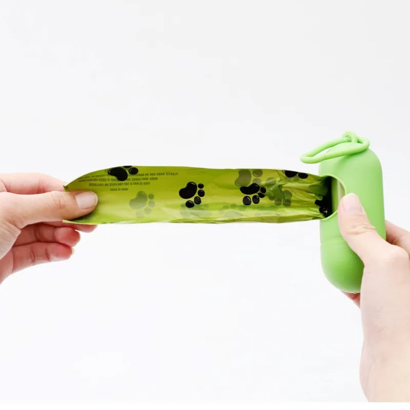 Saco de cocô de cachorro biodegradável saco de lixo para animais de estimação sacos de cocô de cachorro dispensador de saco de cocô de cachorro suprimentos de limpeza de cães produtos para cães presente