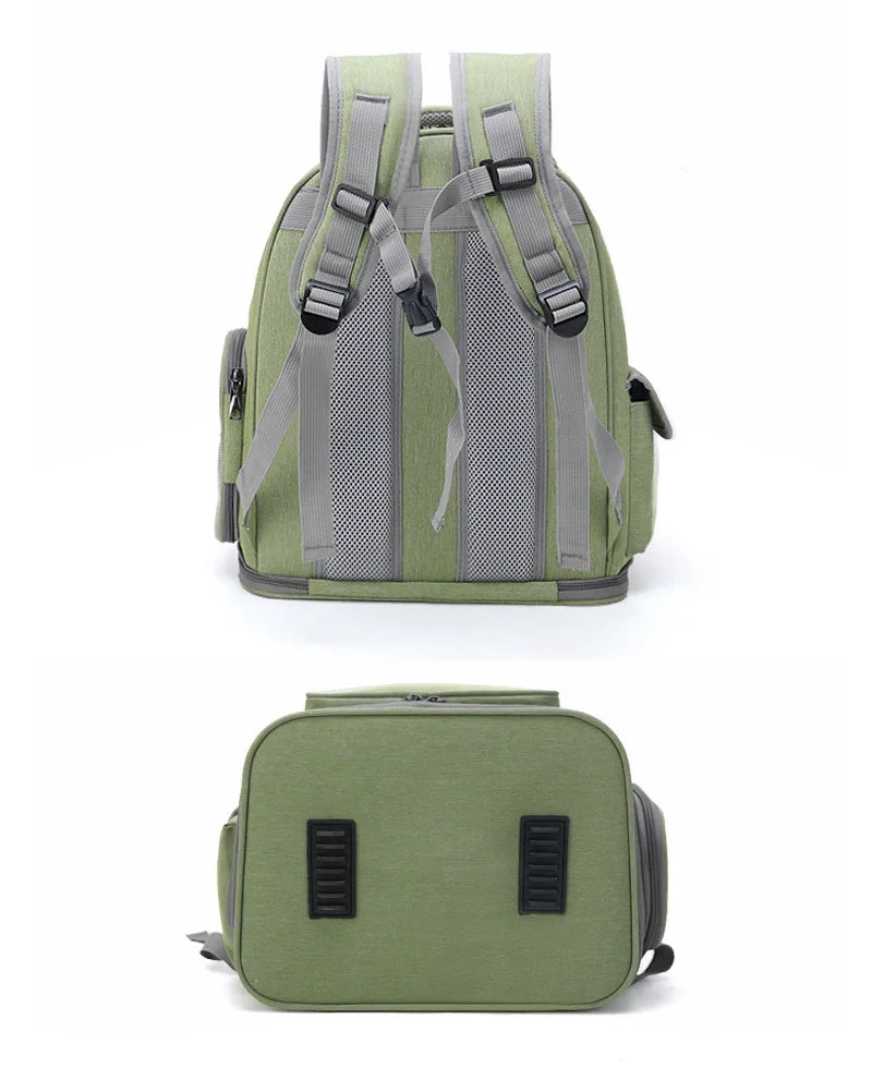 Bolsa transparente para transportar gatos, mochila de viagem ao ar livre para gatos, cães pequenos, respirável, bolsa de transporte para gatos, suprimentos para animais de estimação