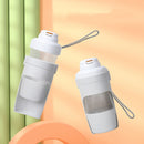 Garrafa de água portátil para cães e gatos, com armazenamento de alimentos e recipiente de água para filhotes, animais de estimação, tigela alimentadora para viagem ao ar livre, suprimentos para animais de estimação