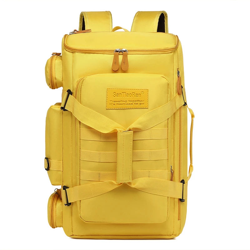 Grande capacidade saco de ginásio mochila de viagem separação seca molhada sacos de ombro mochilas esportivas ao ar livre yoga sacos de treinamento de fitness pacote