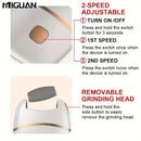 1pc moedor de pé elétrico, moedor de pé de polimento de couro grosso recarregável, moedor de pé