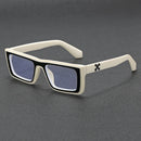 Óculos leves de luz plana estilo retrô de armação pequena, óculos anti-luz azul clássicos e versáteis para homens e mulheres