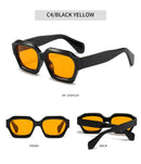 Moda quadrada óculos de sol nova mulher marca luxo pequeno retângulo óculos de sol feminino gradiente uv400 óculos de sol