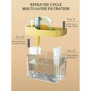 Dispensador de água automático para gatos, dispensador de fonte potável para circulação de água, tigela de água removível com filtro de bomba silencioso