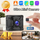 Nova x5 4k hd wifi câmera de segurança sem fio ao ar livre indoor visão noturna sem necessidade energia cartão sd detecção movimento armazenamento nuvem gratuito