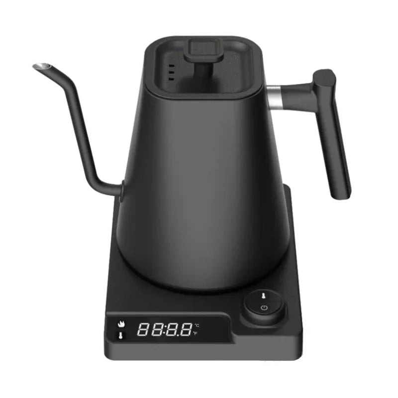 Chaleira elétrica pescoço de ganso 1200w com controle de temperatura chaleira elétrica para café e chá bule de café 110v/220v