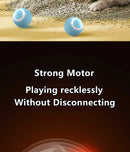 Gato bola interativa inteligente gato brinquedos interior automático rolamento bola mágica eletrônico interativo gato brinquedo gato jogo acessórios