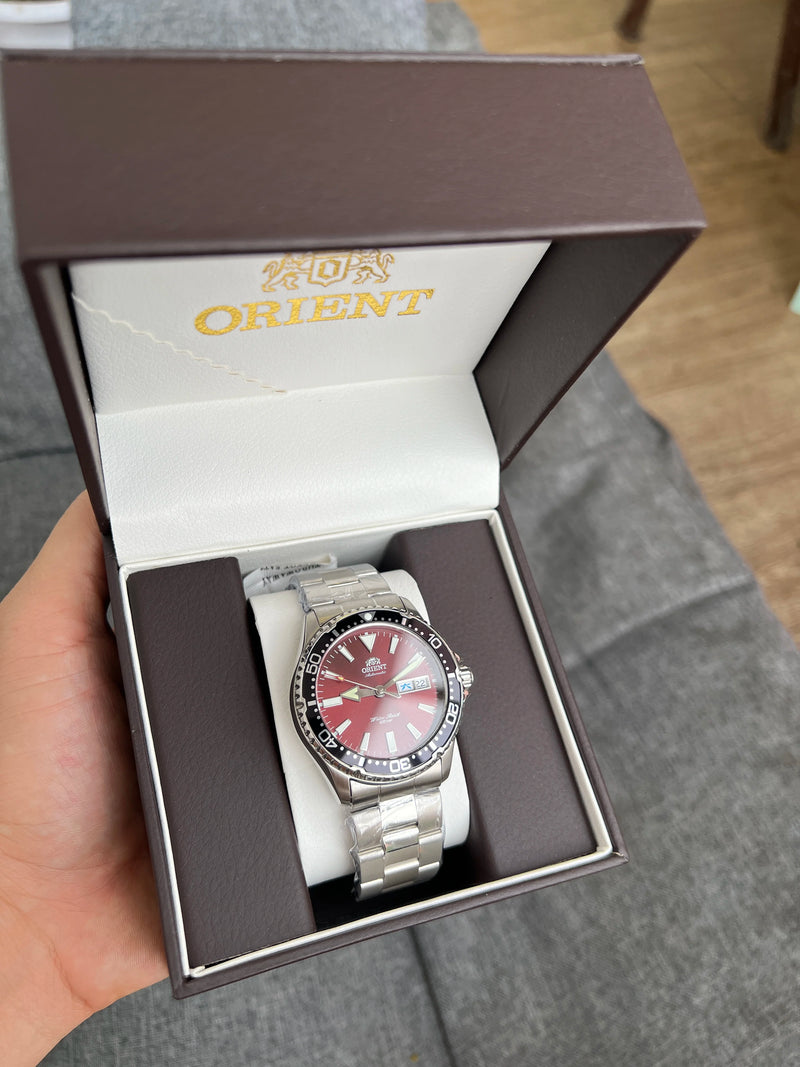 Orient relógio homem remodelar japonês relógios mecânicos automáticos à prova dwaterproof água luminosa esporte relógio de aço inoxidável masculino 1:1