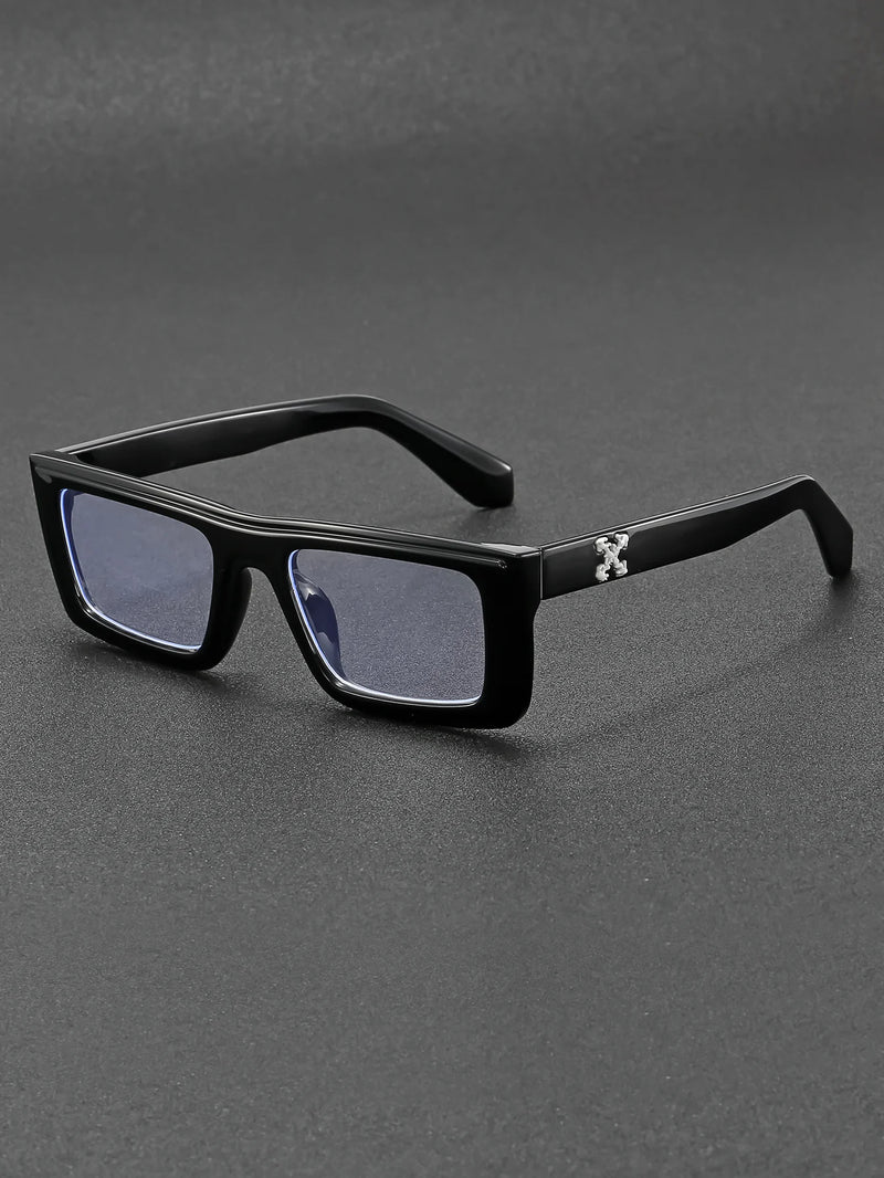 Óculos leves de luz plana estilo retrô de armação pequena, óculos anti-luz azul clássicos e versáteis para homens e mulheres