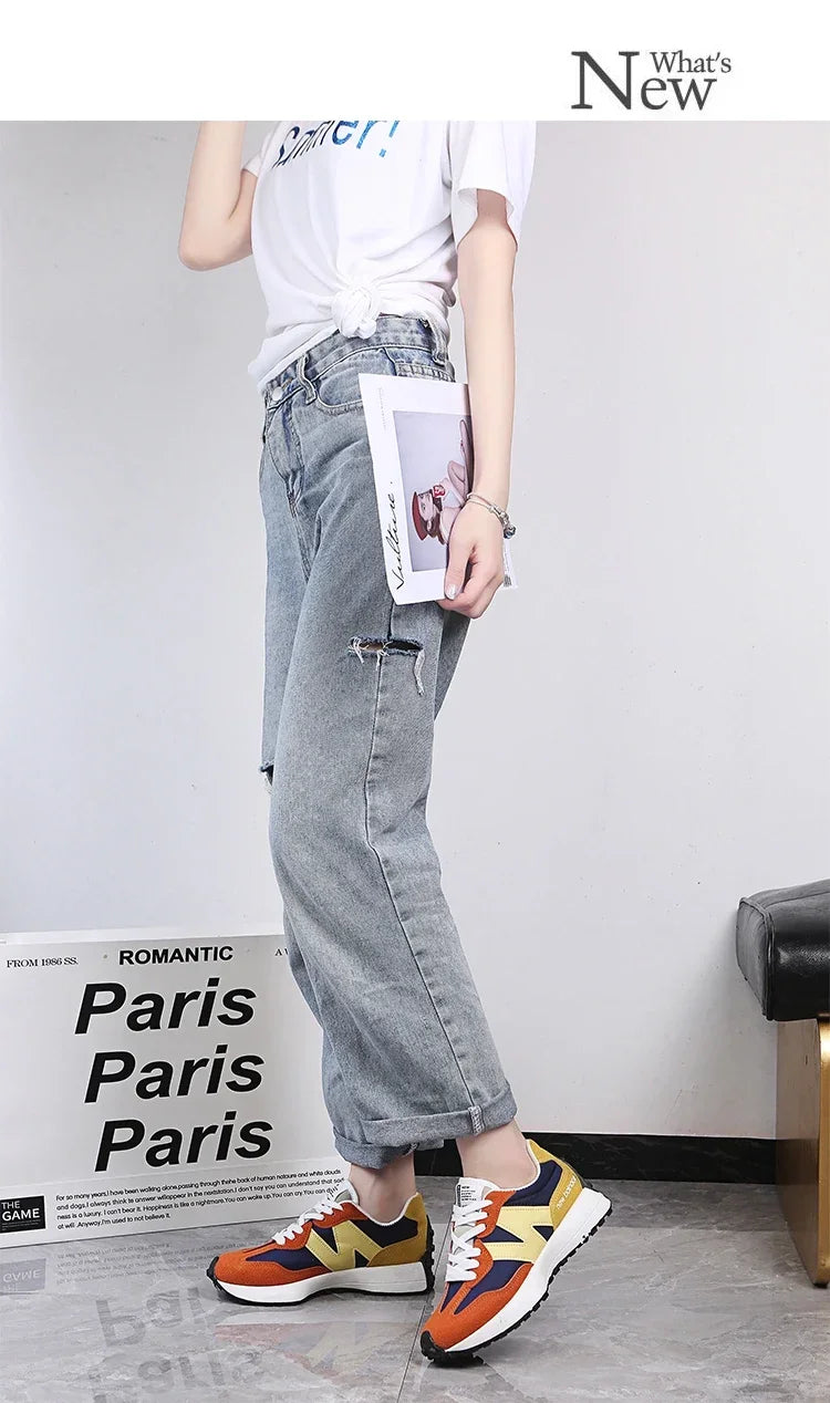 Novo estilo zugu sapatos femininosinspopular pai de sola grossa tênis2025 verão respirável temporada confortável tênis