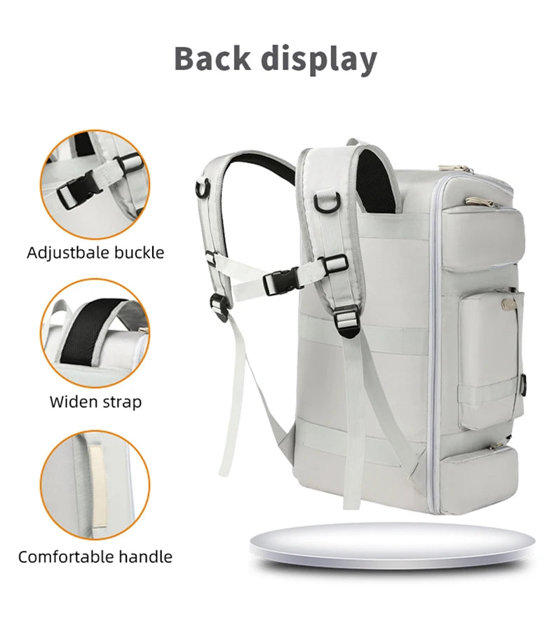 Grande capacidade saco de ginásio mochila de viagem separação seca molhada sacos de ombro mochilas esportivas ao ar livre yoga sacos de treinamento de fitness pacote