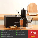 Conjunto De Café Acessórios De Café Moinho De Moinho De Moinho De Vidro Com Gotejador De Filtro Gooseneck Chaleira Especializada BaristaSet